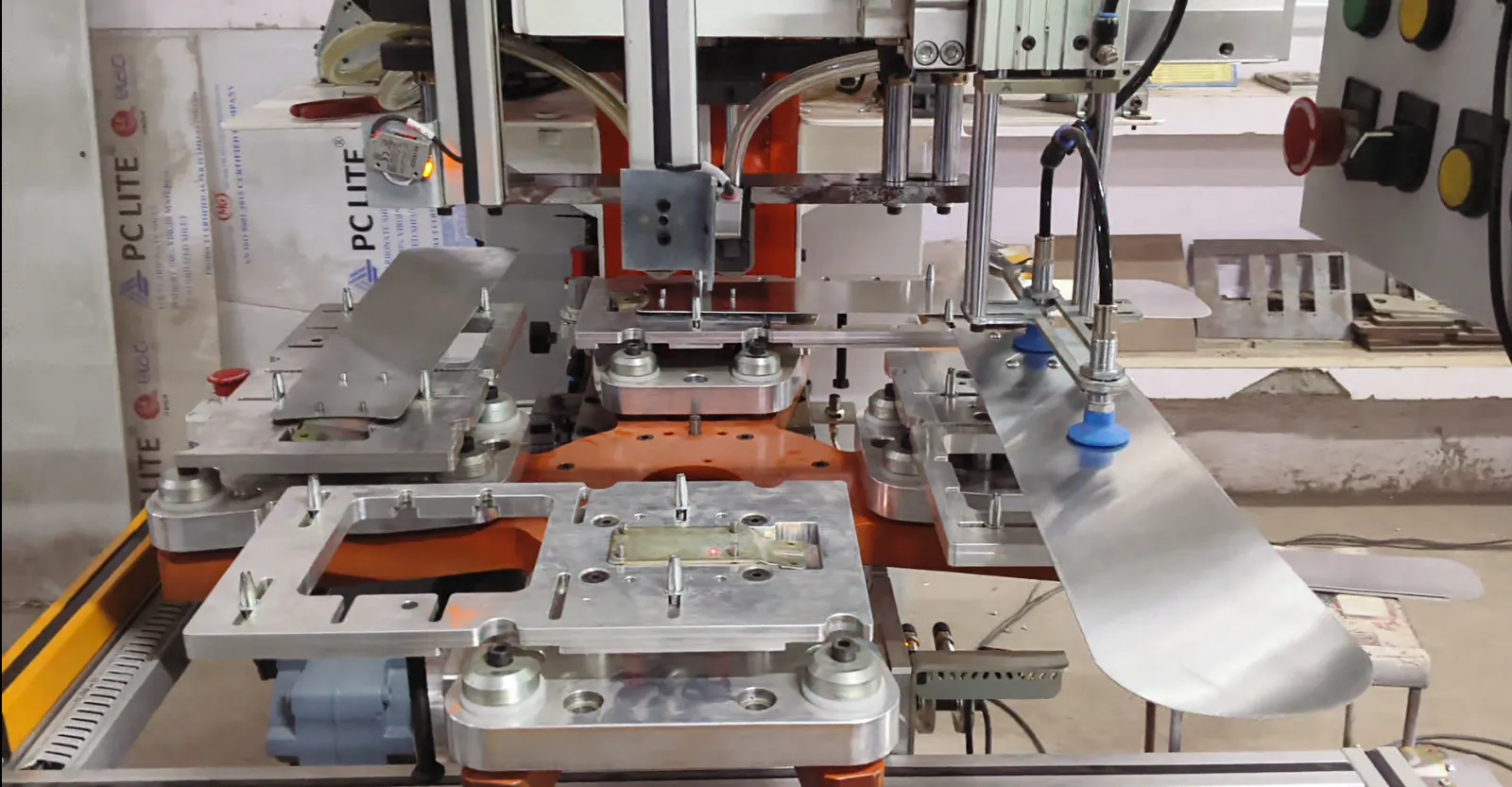 Semi-automatic industrial machine built by SC Innovators