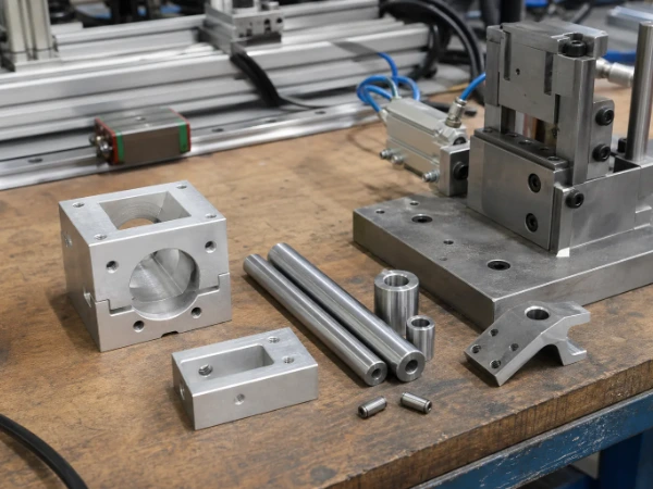 Machined fixture blocks and components from the SC Innovators machine shop